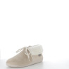 Chaussons en textile beige